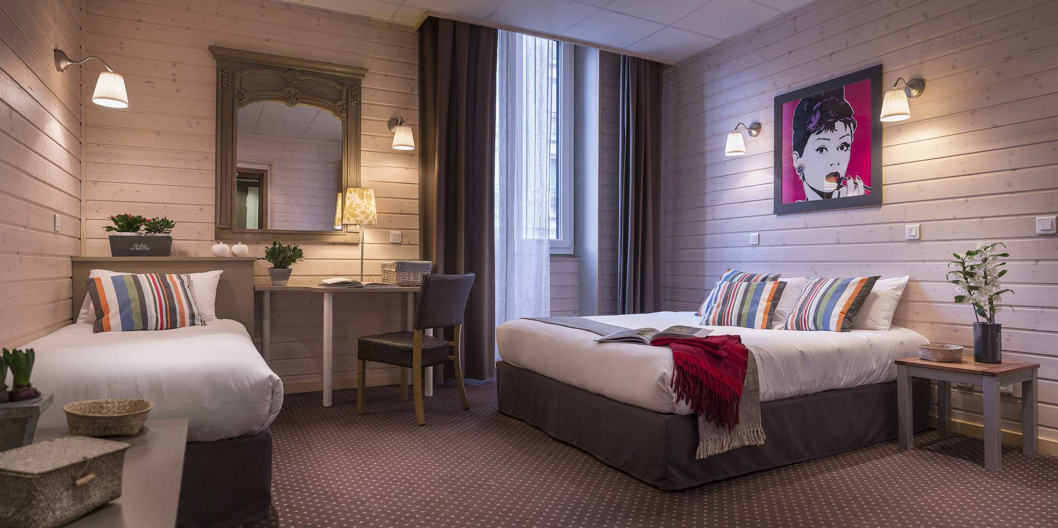 Chambre triple